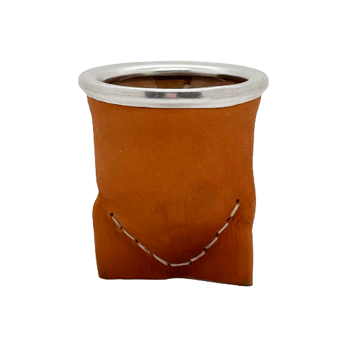 Handcrafted Tradition Leather-Wrapped Mate Cup