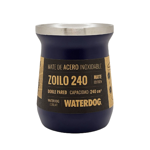 WATERDOG ZOLIO 240 Matte Edition Stainless Steel Yerba Mate Cup